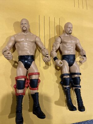 2013 WWE Mattel Stone Cold Steve Austin Basic wrestling Figure 3:16 Black tights
