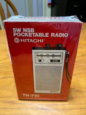 SW NSB Hitachi Pocketable Radio TH-710 | eBay