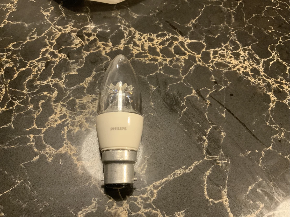 Philips Dimtone LED Candle Bulb 6W 40W Warm White BC Standard Bayonet Cap