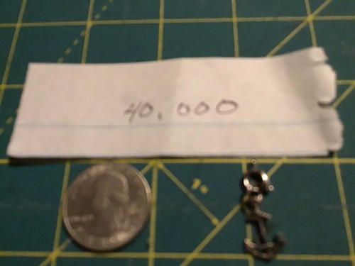 STERLING SILVER ANCHOR W ROPE CHARM Norway