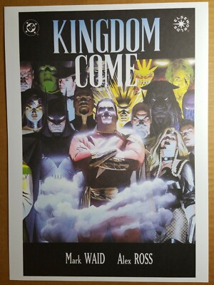 KINGDOM COME 3 Shazam Black Canary JLA DC Comics Poster by Alex