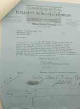 1931 Lamson Goodnow E M Cope Commercial Redlands CA SKETCH Ephemera P1352C