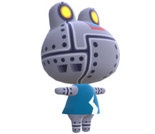 Ribbot Animal Crossing New Horizons Amiibo NFC Card - Or Any Character You Want