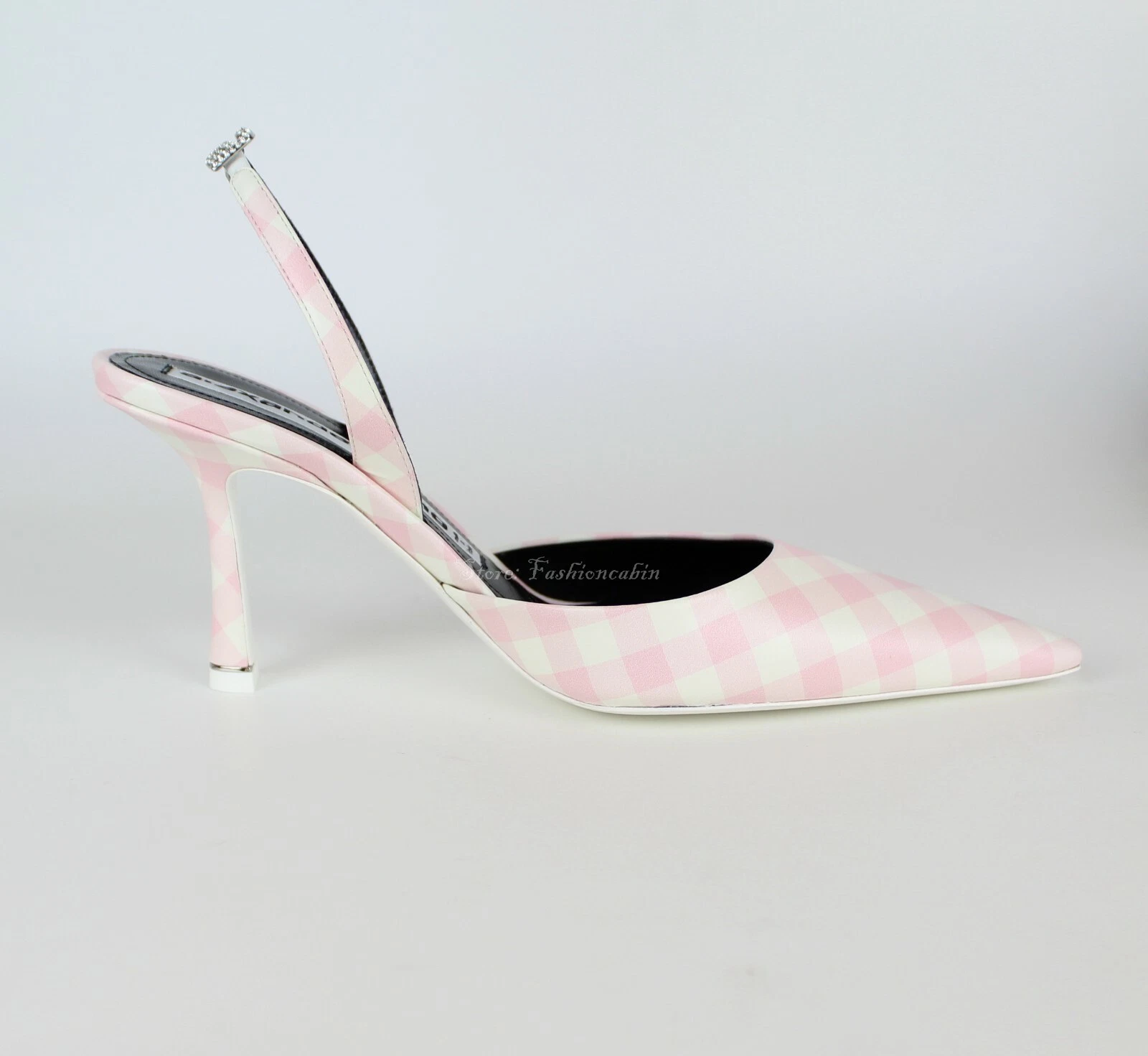 NUOVE décolleté in pelle con logo Alexander Wang impreziosite rosa EUR 38 MSRP $ 850