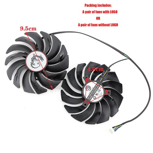 Carte Graphique Refroidissement Ventilateur Pour MSI GTX1080ti 1080 RX470 1070ti 1070 1060 GAMING - Photo 7/9