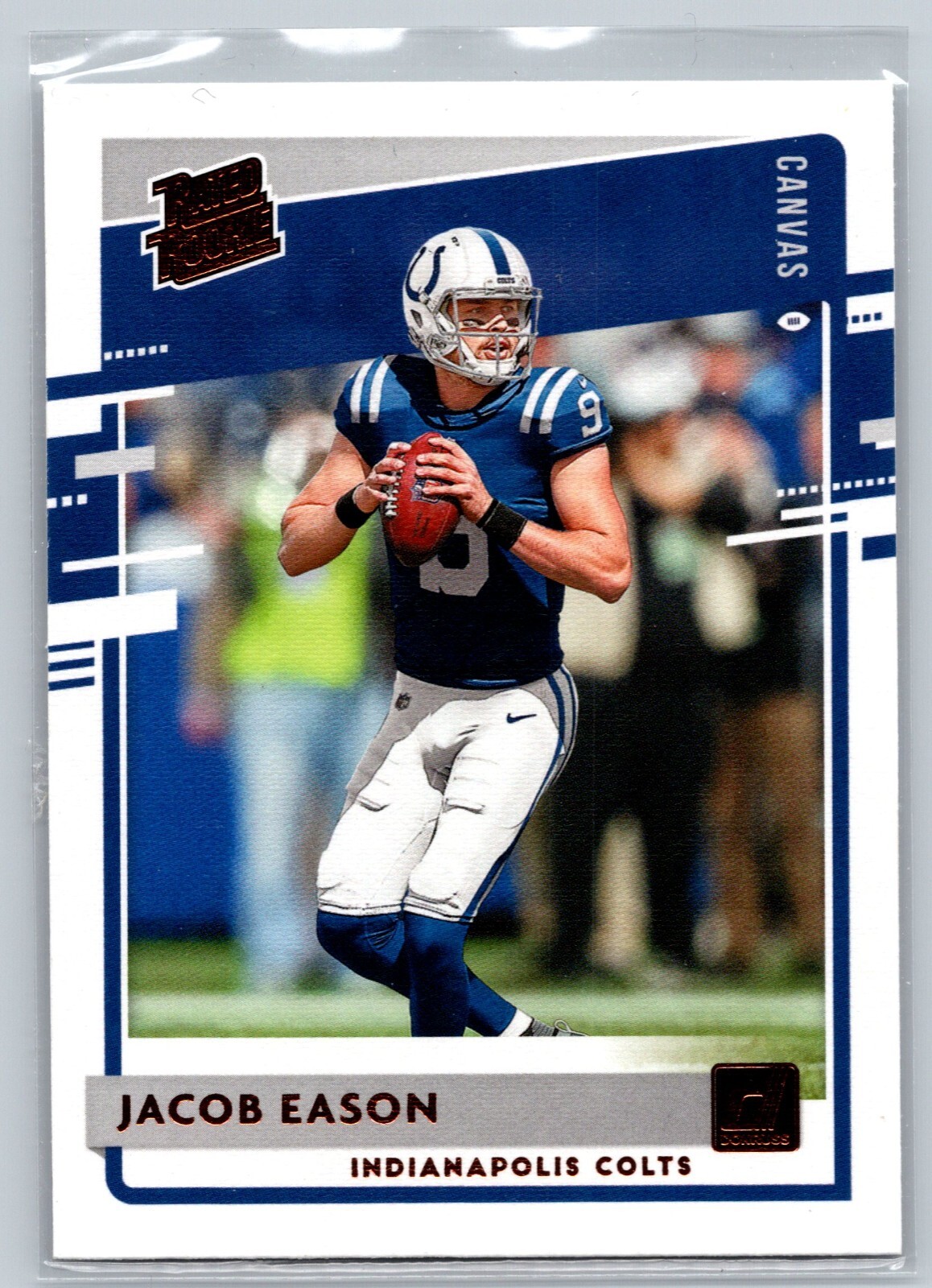 2020 Panini Donruss Rated Rookie Canvas Jacob Eason #312