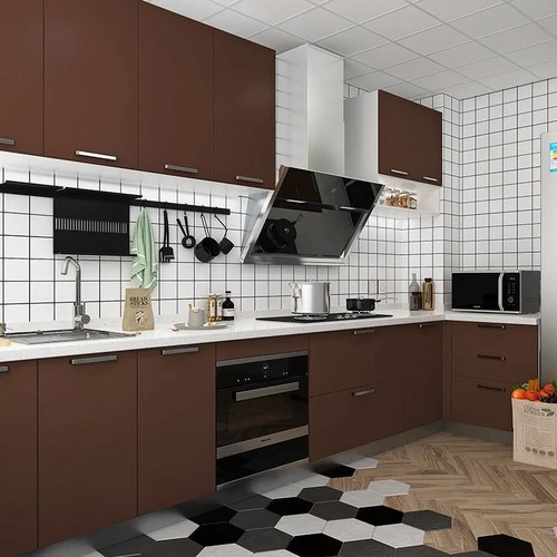 Наклейки на шкаф мебель гардероб пленка стол самоклеящиеся кухонные маслостойкие - Изображение 4 из 4