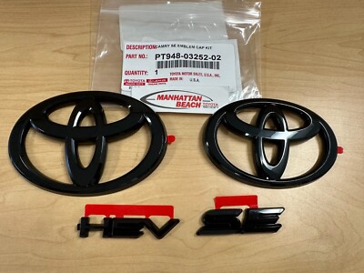2025 CAMRY SE HEV BLACKOUT EMBLEM OVERLAY KIT GENUINE TOYOTA ACCESSORY