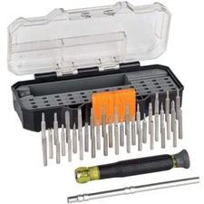 Klein Tools Precision Screwdriver Set 39 Bits Compact Case Apple Repair Tool