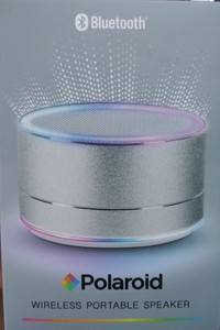 polaroid portable led light speaker