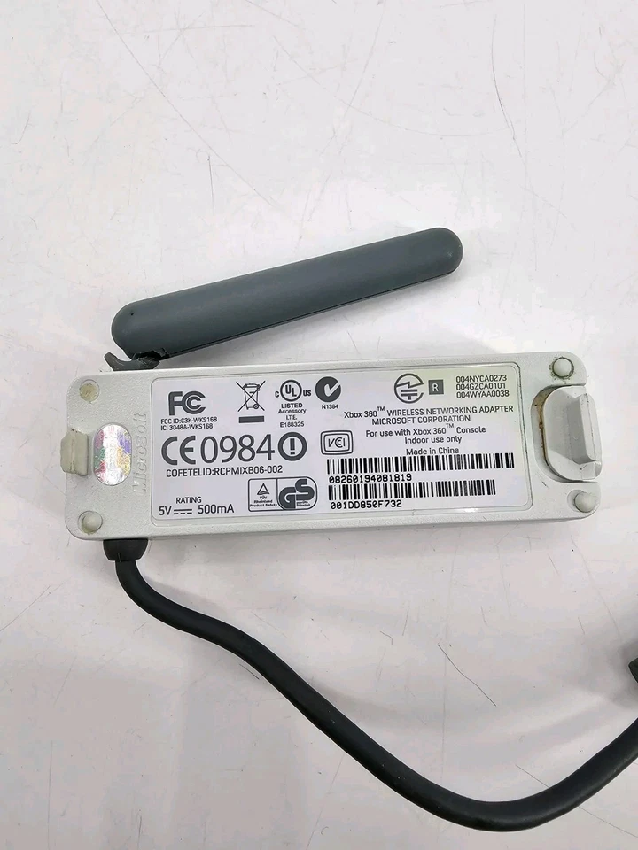 Official Microsoft Xbox 360 Wireless N Networking Adapter! ~ Authentic! ~ LQQK - Image 3 of 4