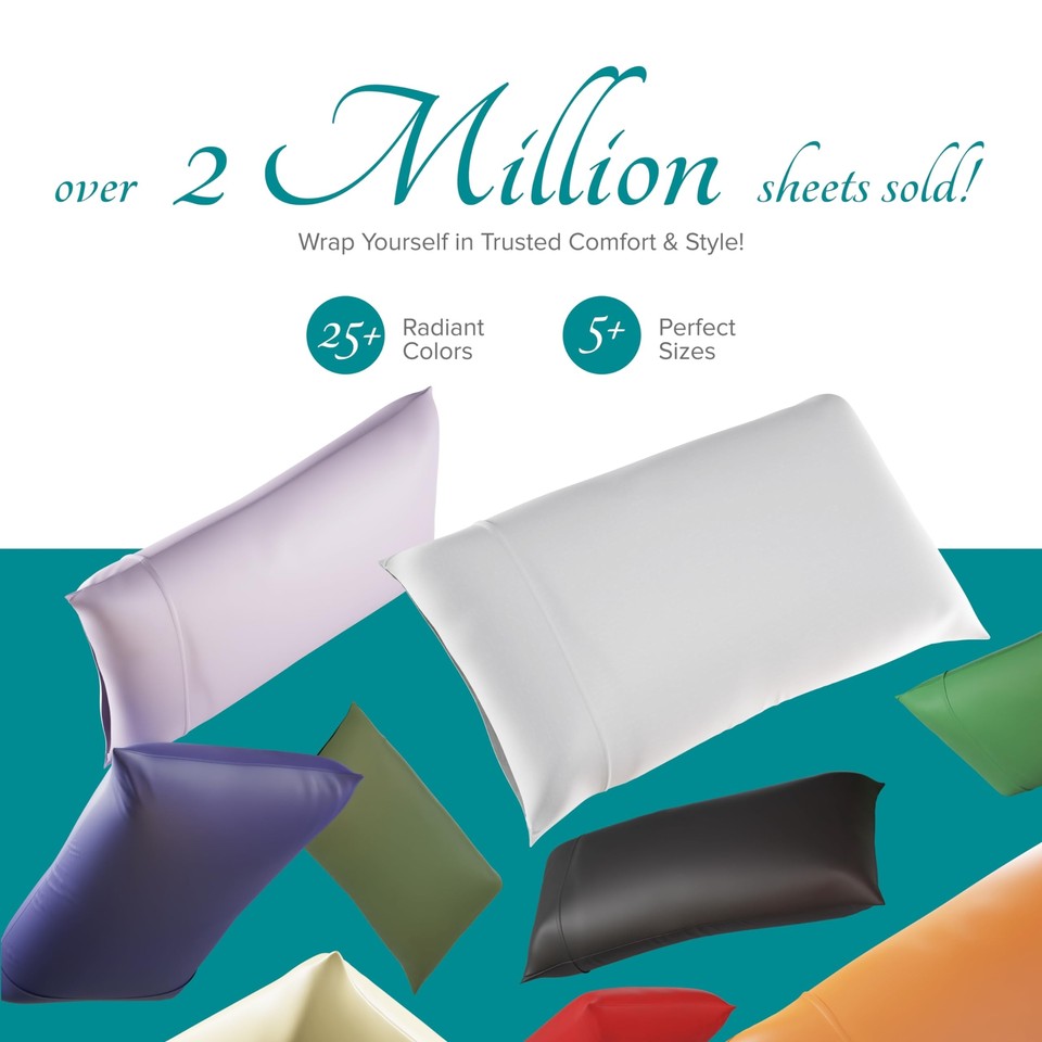 Carressa Linen 100 Egyptian Cotton Twin Fitted Sheet Only 800 Thread