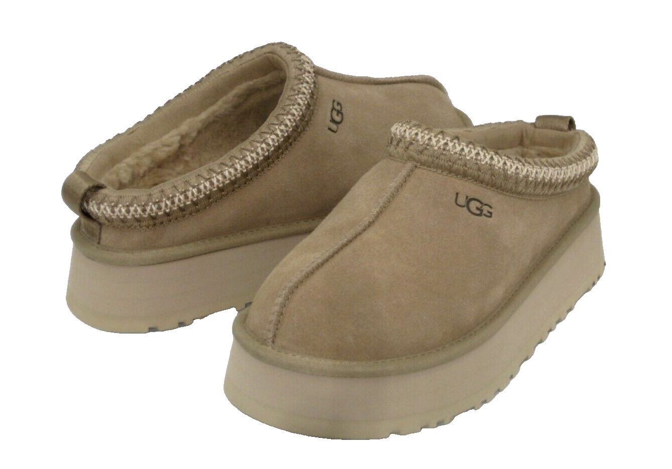 PANTOFOLA D’ORO UGG TAZZ PANTOFOLE DONNA SCAMOSCIATE SEMI DI SENAPE US 12 UK 10 EU 43