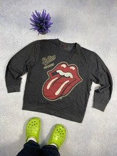 The Rolling Stones Men's Grey Sweatshirt With Big Logo 2012