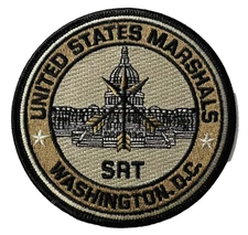 US MARSHALS SPECIAL RESPONSE TEAM S.R.T. WASHINGTON D.C. GREEN PATCH (PD19)