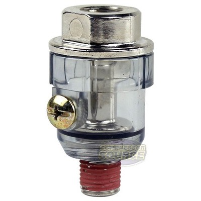 InLine 1/4'' Air Compressor Tool Mini Oiler Lubricator In line Oil Lubrication