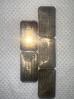 5x Engelhard 1oz .999 Silver Bars PH Series Vintage Pressed  Matched Serials Lot