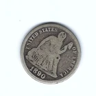 1890-P Seated Liberty Dime — photo from another recent sale