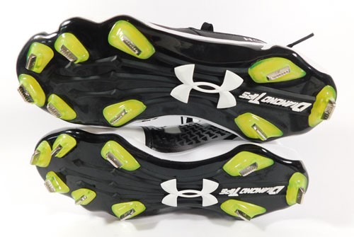 New Maryland Terrapins Team Issued Under Armour Team C-Low DT Blk/Wht Size 7.5 thumbnail 6