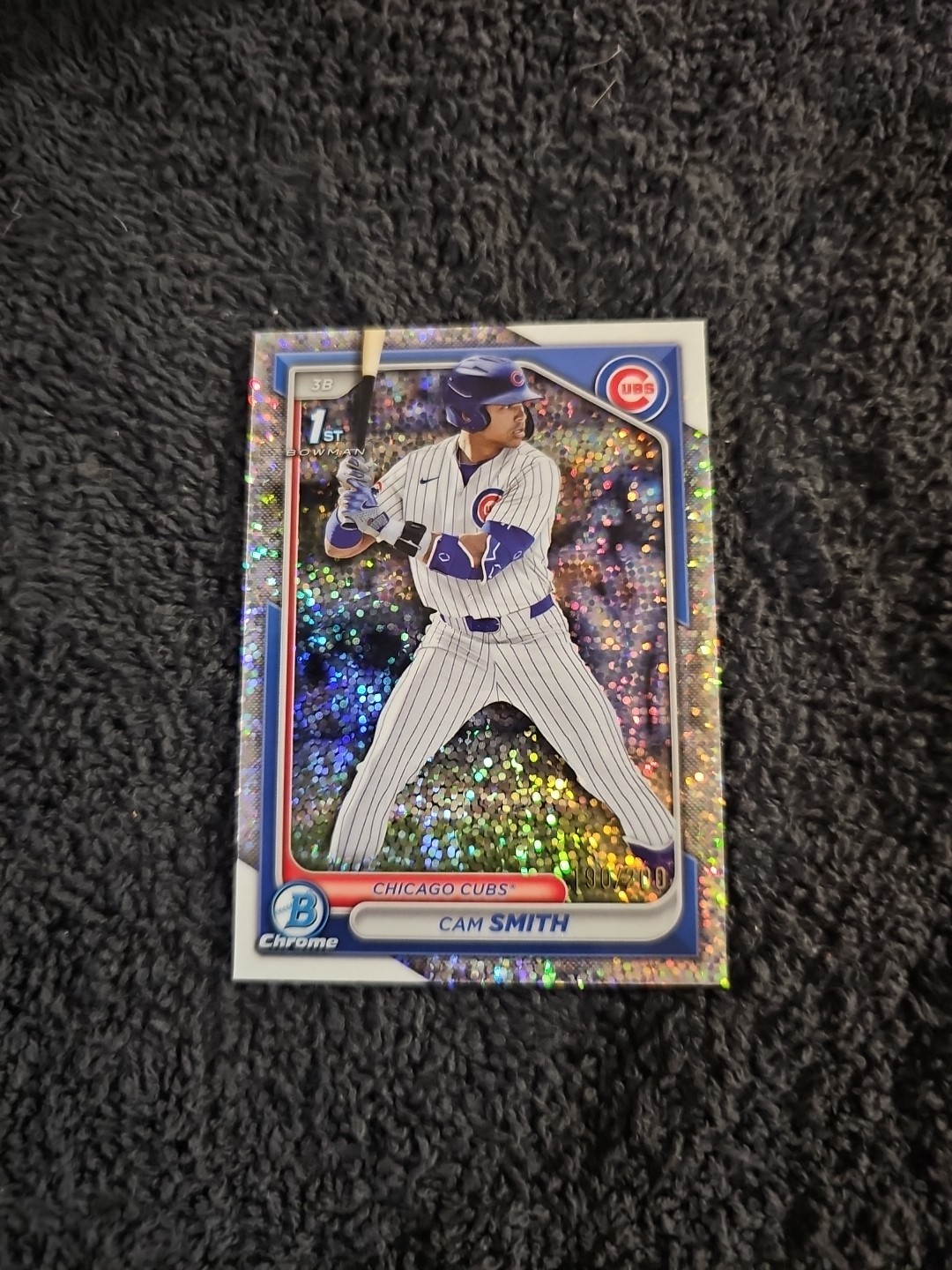 2024 Bowman Draft - Chrome Cam Smith #BDC-67 Sparkle Refractor /200 (RC)