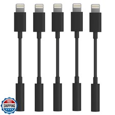 Lightning to 3.5mm Headphone Jack Adapter Apple MFi Certified H
