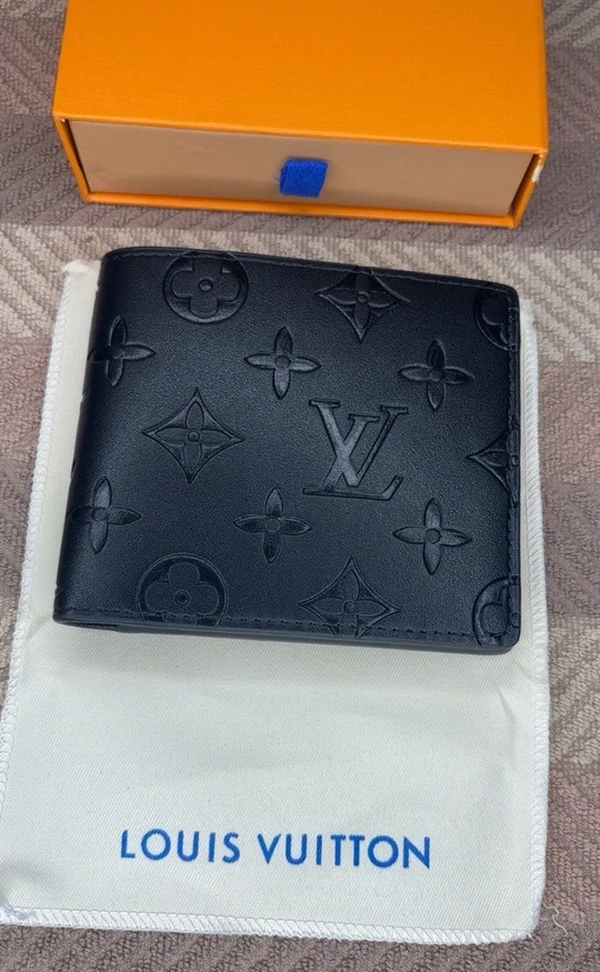 Louis Vuitton Eclipse LV Monogram Black Leather B… - image 1