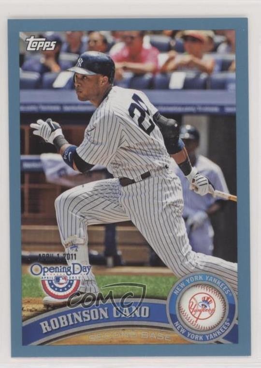 2011 Topps Opening Day Blue 1924/2011 Robinson Cano #200 2u3