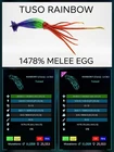 TUSO TOP STATS  EGG PAIR -  Ark Survival Ascended Official PVE PC/XBOX/PS5