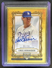 2025 Topps Gilded Orel Hershiser Gallery of Gold Auto #/50 Dodgers