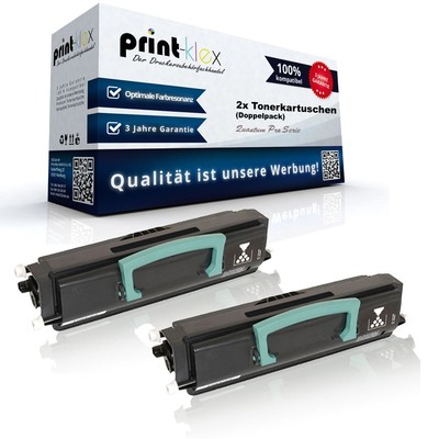 2x High Quality Tonerkartuschen für Dell 2350dn Doppelpack T Quantum Pro