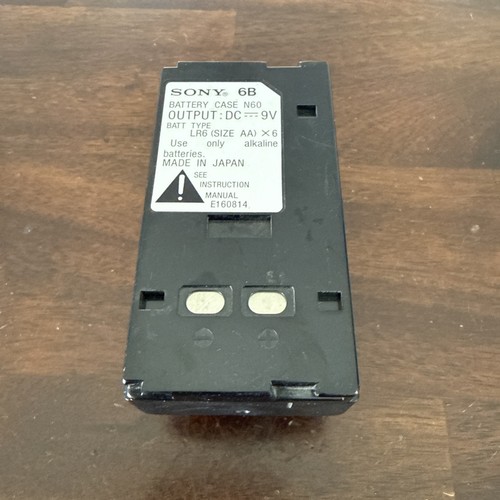 SONY 6B Battery Case N60 for 6 AA Batteries. Used but tested and works!