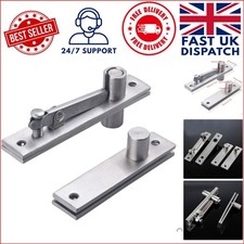 Sturdy 130x25mm Stainless Steel Door Pivot Hinges – 2Pcs for Invisible Design