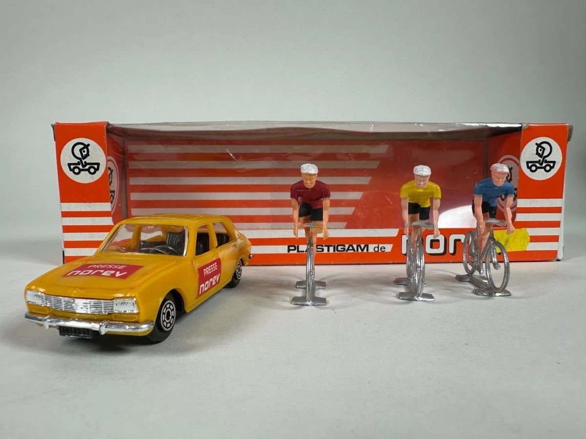 Majorette Peugeot 504 Orange - Miniature Ancienne, état Pour Pièces Ou Restauration