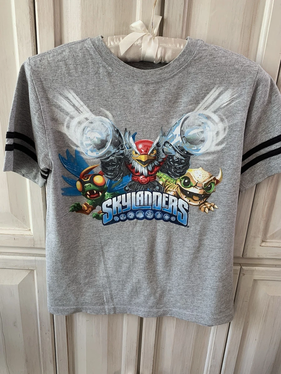 T-shirt Manches Longues Skylanders Spyro's Adventure Taille Youth XL Vert - Occasion Très Bon état