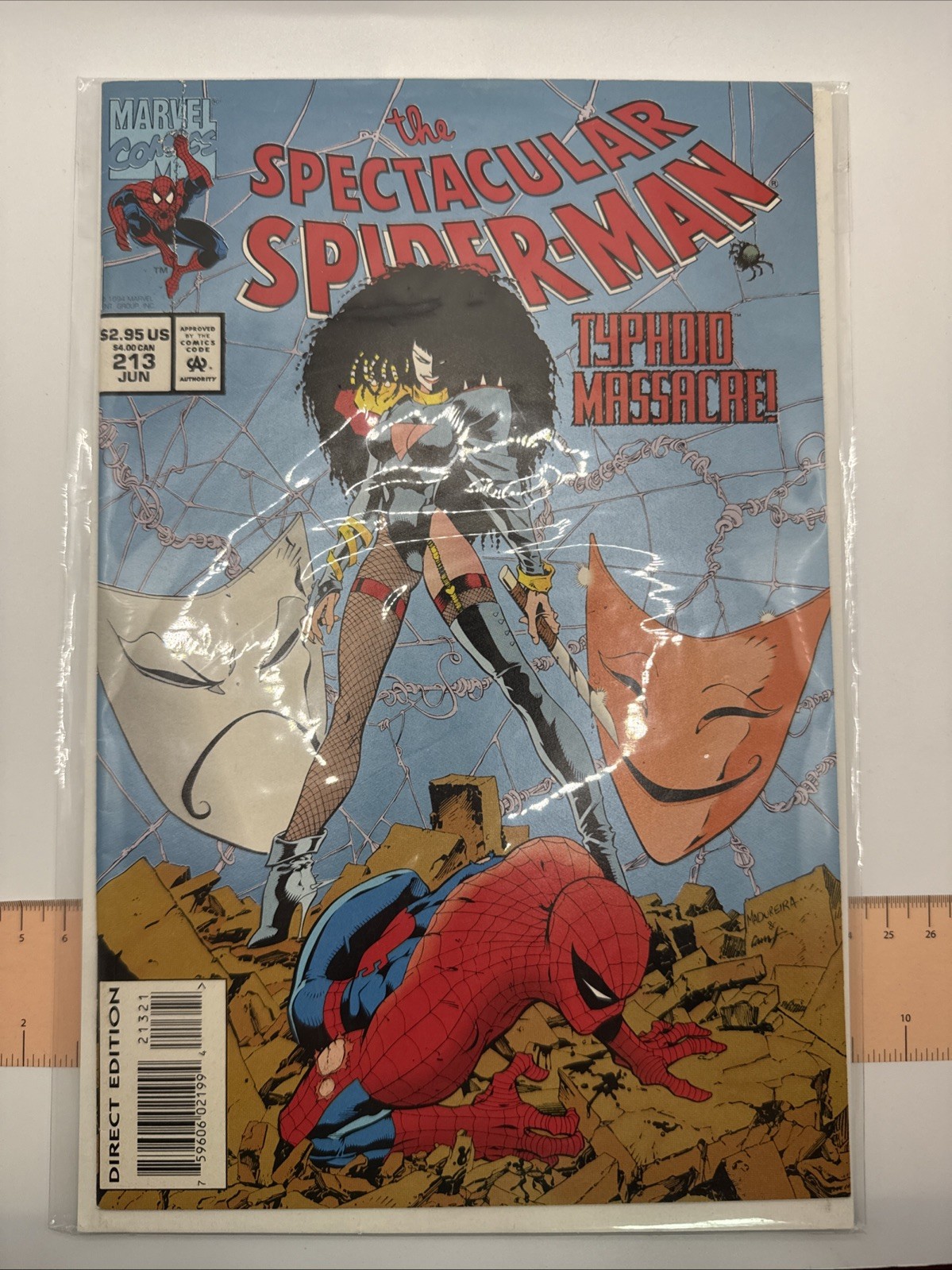 The Spectacular Spider-Man #213 Direct Edition-Standard (Marvel Comics June...