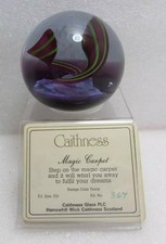 Caithness Glass "Magic Carpet" Ltd Edition Neodymium Paperweight. Colin Terris