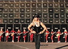 DAVID LEE ROTH-1991 MINI-POSTER 8X11 FULL PAGE MAGAZINE PINUP CLIPPING-STEVE VAI