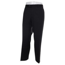 Stoffhose, Größe: 50, Grau, Viskose, Nadelstreifen, Herren #EMo