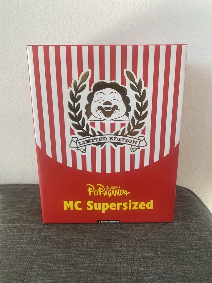 Figura Ron English Big Mc de gran tamaño Popaganda Black Light Magic ¡SELLADA! Foto 2 de 4