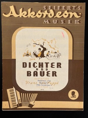Noten - Dichter und Denker Ouvertüre - Akkordeon Klavier - Apollo Verlag