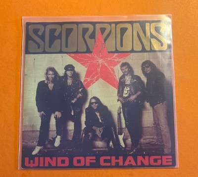 Scorpions Wind of Change Restless Nights Vinyl Single 7'' 1990 Rock Mercury