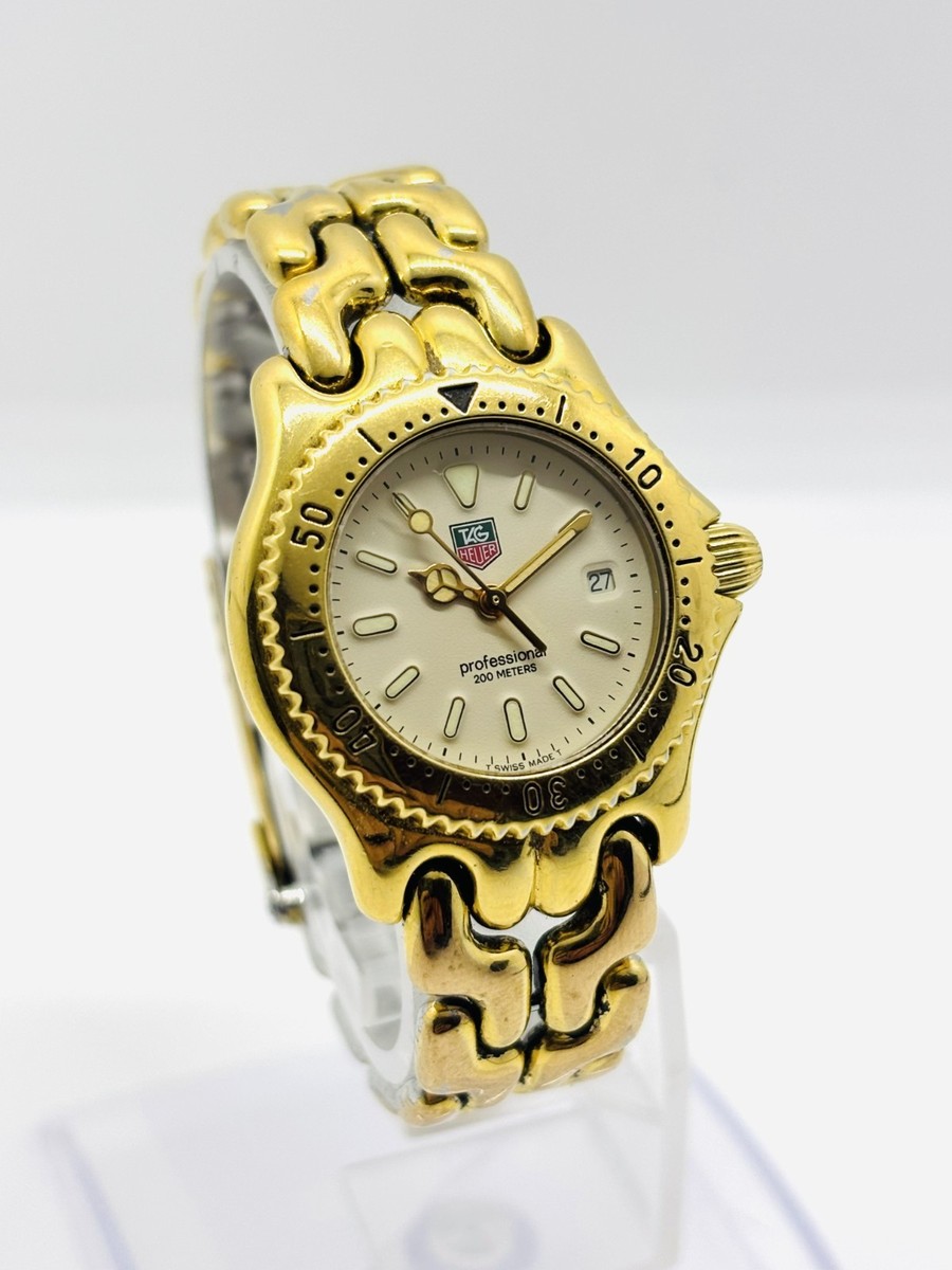 Near Mint] TAG Heuer SEL S94.015 Professional 200 Quartz Beige