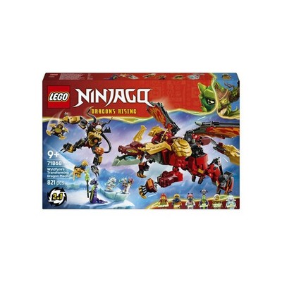 LEGO NINJAGO 71868 Wildfyre's Transforming Dragon Mech Building Set