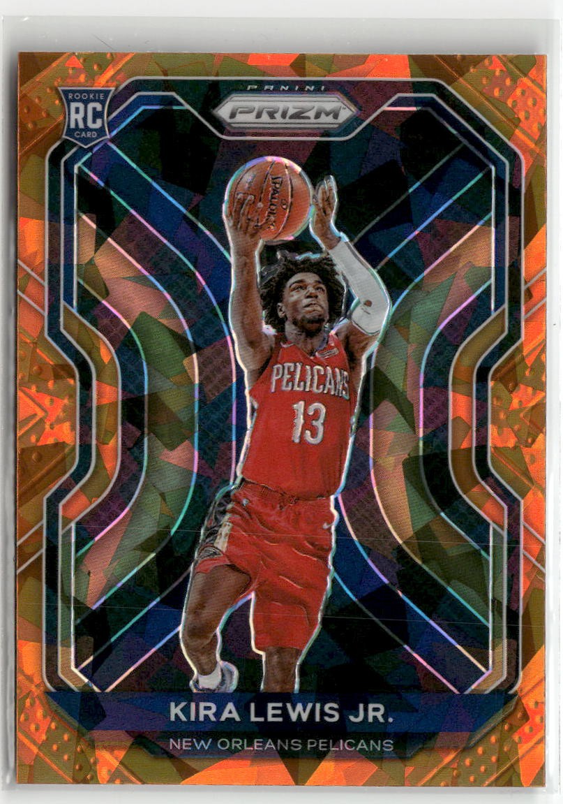 2020-21 Panini Prizm #272 Kira Lewis Jr. Orange Ice Prizms ☘️3A0