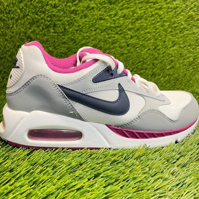 Nike Air Max Correlate Womens Size 8 White Gray Fuchsia Running Shoes Sneakers