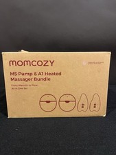 Momcozy M5 Double Breast Pump A1 Heated Lactation Massager Bundle NEW Sealed