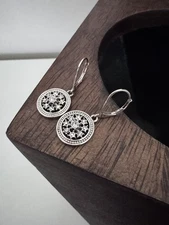 Avon Celli Silver Snowflake earrings