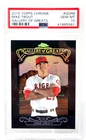 2015 Topps Chrome Gallery Greats REFRACTOR MIKE TROUT Card PSA 10 GEM MINT