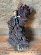 One XXL, Red & Black Lava Rock Tower – for Terrariums, Aquariums, Succulents