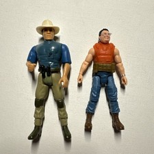 Product Image: 1993 Kenner JURASSIC PARK figures Lot  Alan Grant Dennis Nedry Action Figurine